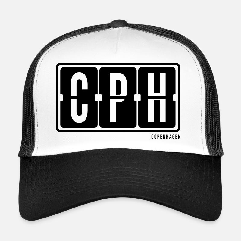 Copenhagen CPH, Souvenir du Sweat à capuche de la ville de Copenhaven Casquette trucker 