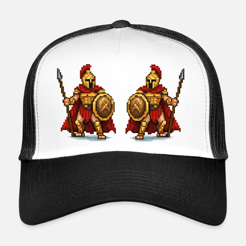 Double Gladiator Pixel Art Casquette trucker 