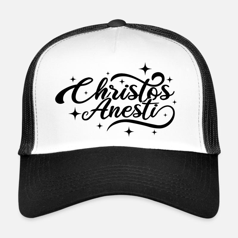 Christos Anesti Orthodoxer Osterpascha Trucker Cap