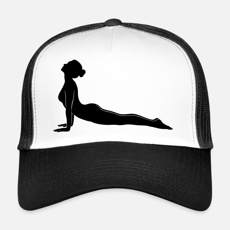 Cobra Yoga Pose Silhouette Trucker Cap