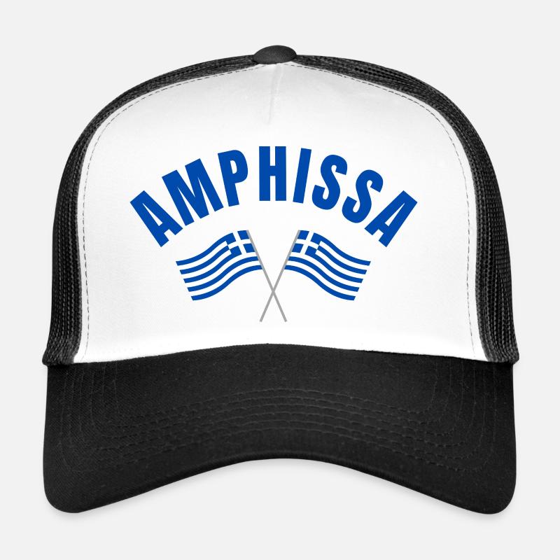 Amphissa Greek Flags  Trucker Cap