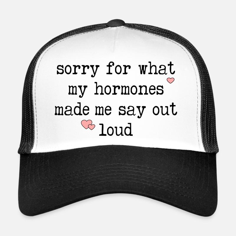 Hormone de la ménopause drôle Casquette trucker 