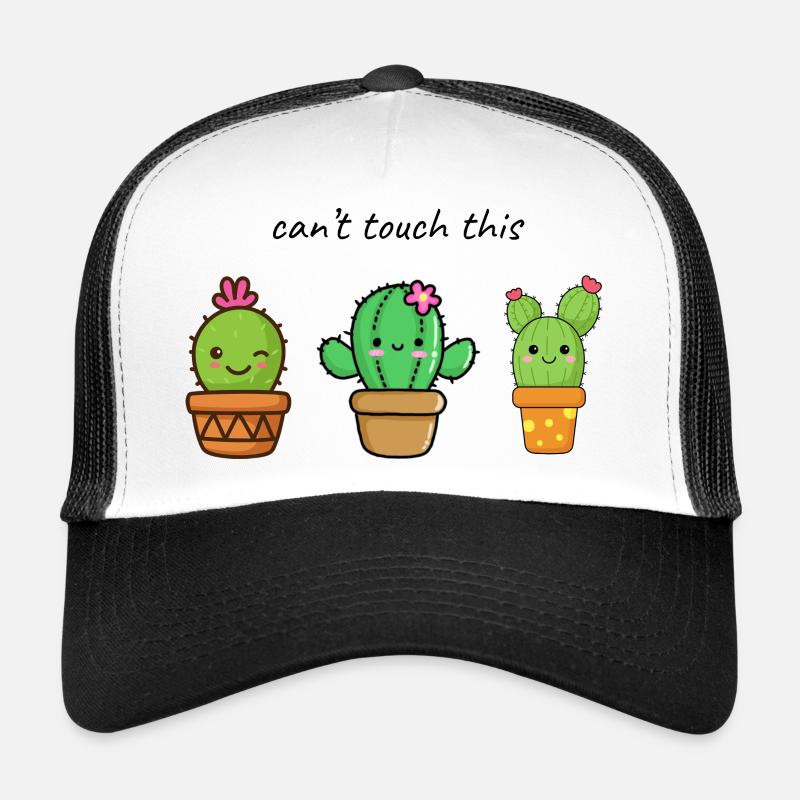 Mignons amis cactus dans le pot Casquette trucker 