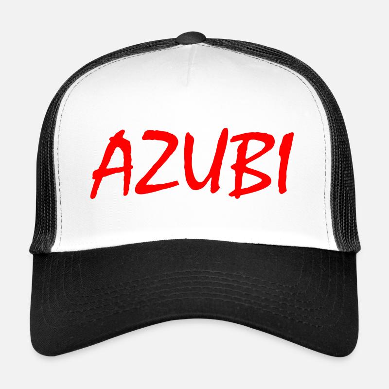 Azubi - Trucker Cap - Weiß/Schwarz