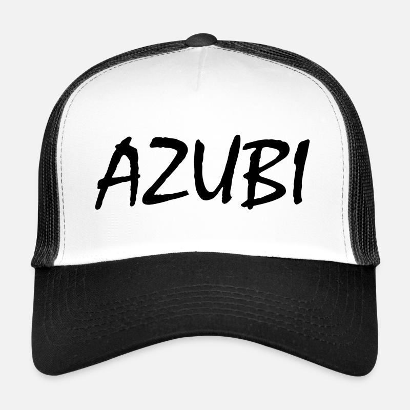Azubi - Trucker Cap - Weiß/Schwarz