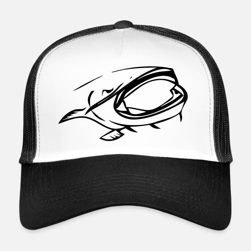 catfish - Trucker Cap - Weiß/Schwarz