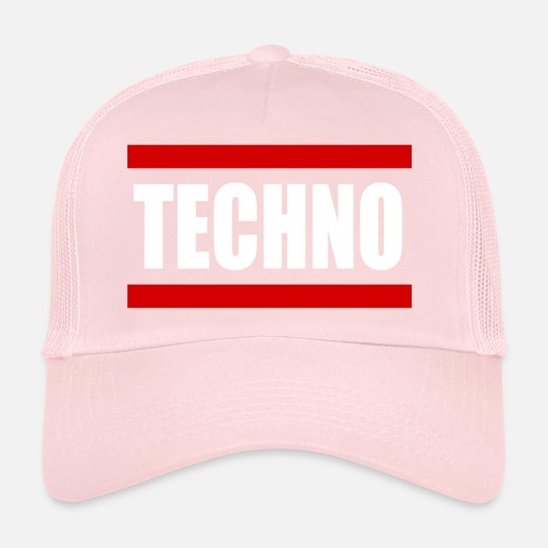 Techno Rave Music Trucker Cap