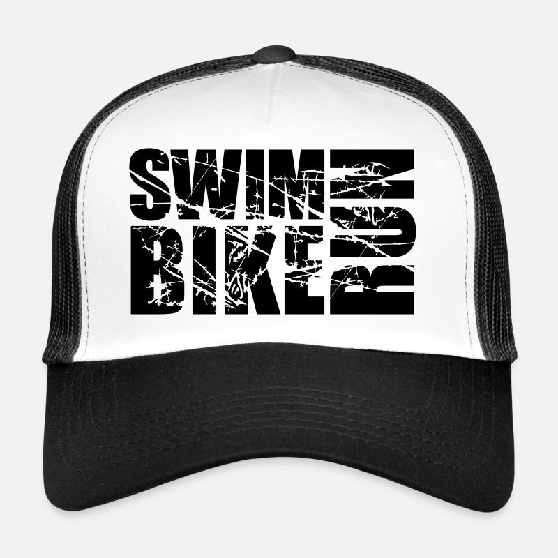 griffer des larmes timbre nager vélo courir texte logo tria Casquette trucker 