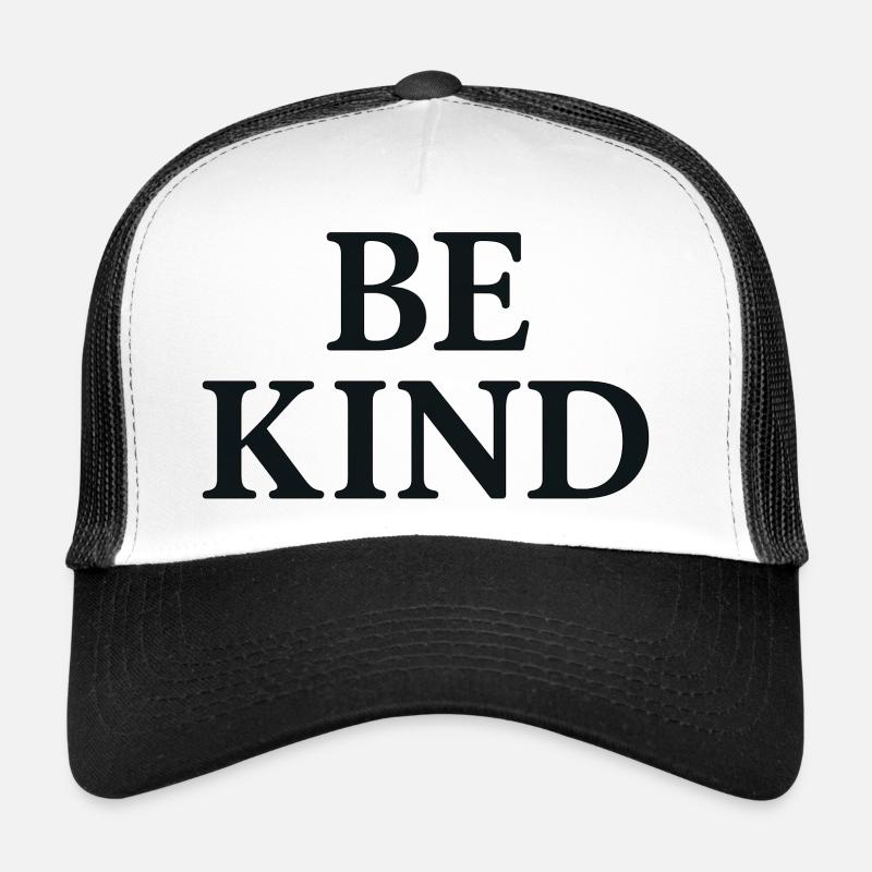 Inspiratives Be KInd Schriftzug Trucker Cap