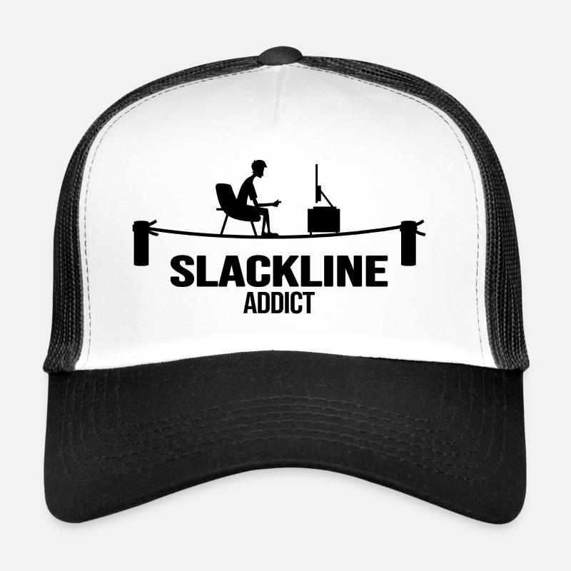slackline slacken corde acrobate artiste équilibre Casquette trucker 