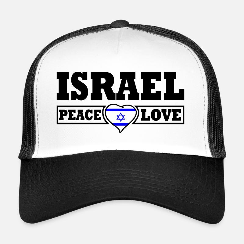 Israel - Trucker Cap - white/black