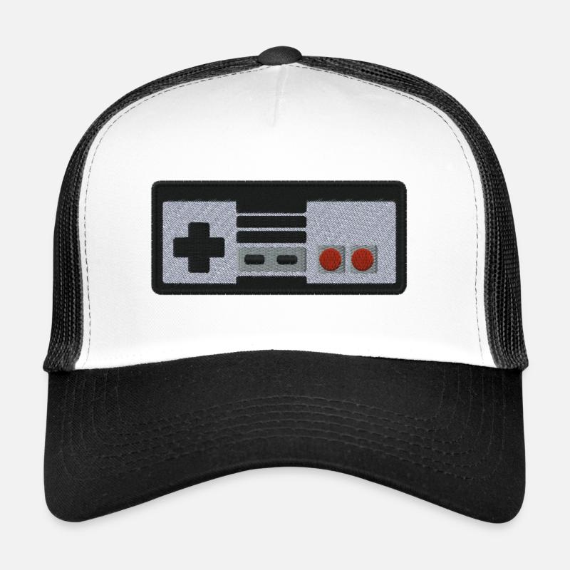 Gamepad - Trucker Cap - white/black