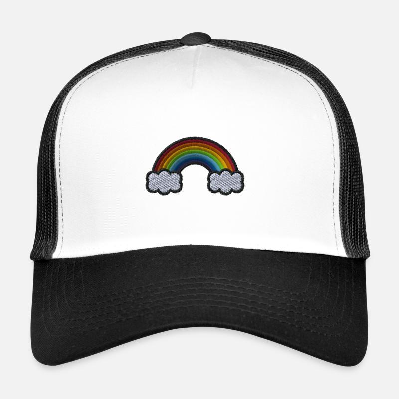 Rainbow - Trucker Cap - Weiß/Schwarz