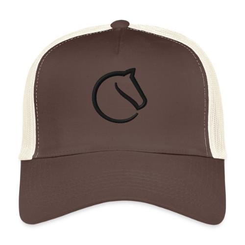 black lichess logo - Trucker Cap