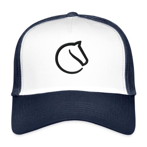 black lichess logo - Trucker Cap
