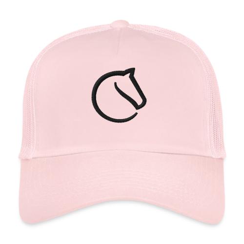 black lichess logo - Trucker Cap