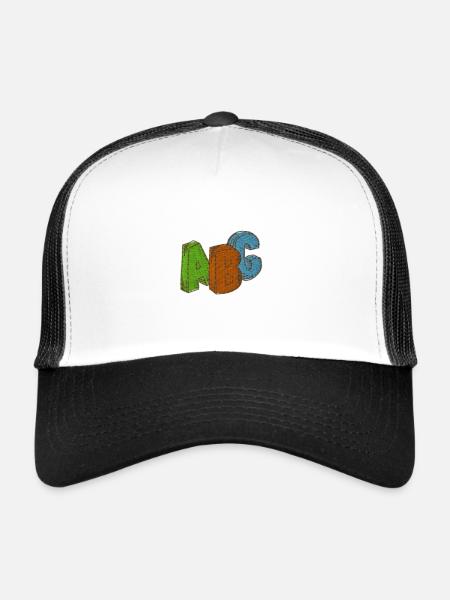 ABC - Trucker Cap - white/black