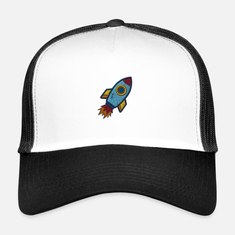 Spaceship Trucker Cap