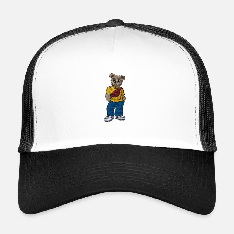 Teddy bear 3 - Trucker Cap - white/black