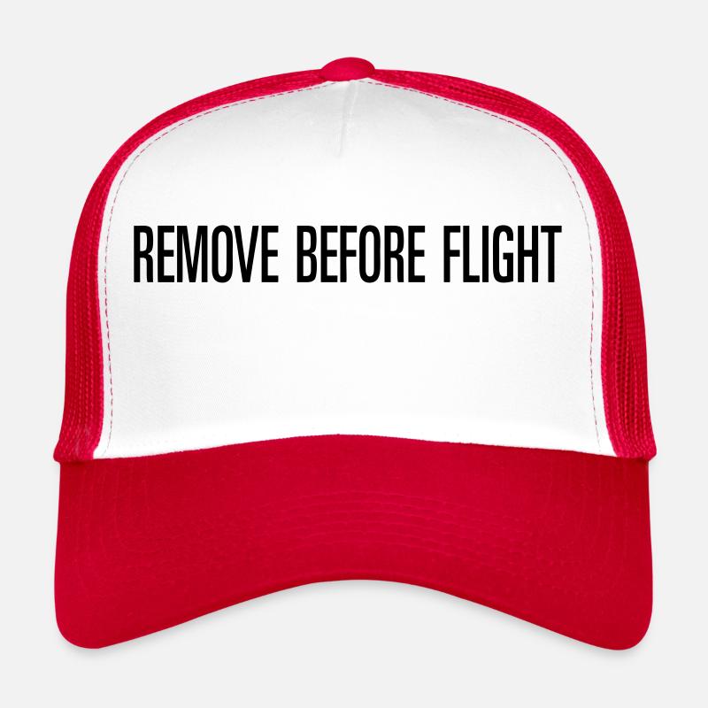 REMOVE BEFORE FLIGHT Casquette trucker 