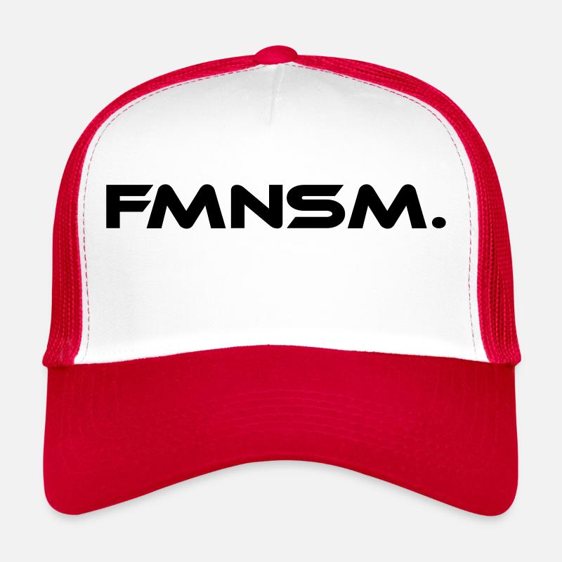 FMNSM Feminismus - Trucker Cap - Weiß/Rot
