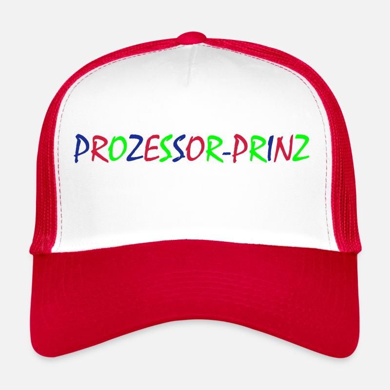 Processeur Prinz – Typographie colorée Casquette trucker 