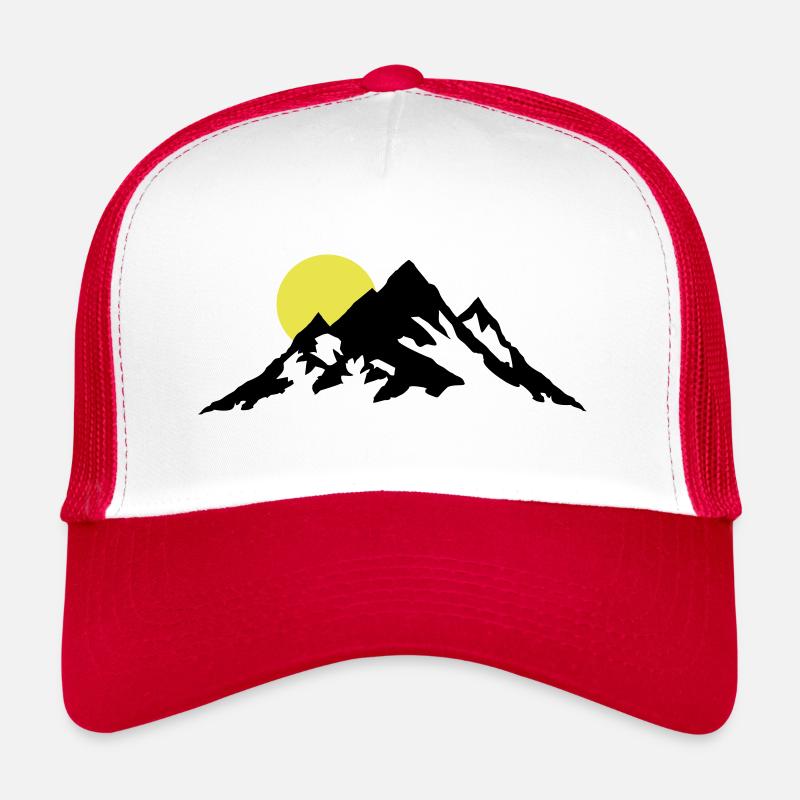 Mountain and Sunrise, Mountains Trucker Cap