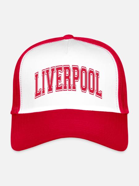 Liverpool - Trucker Cap - white/red - Front