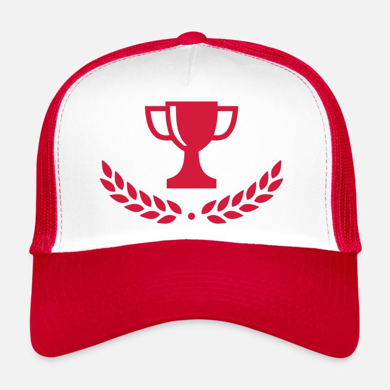 Cup and laurel wreath Trucker Cap