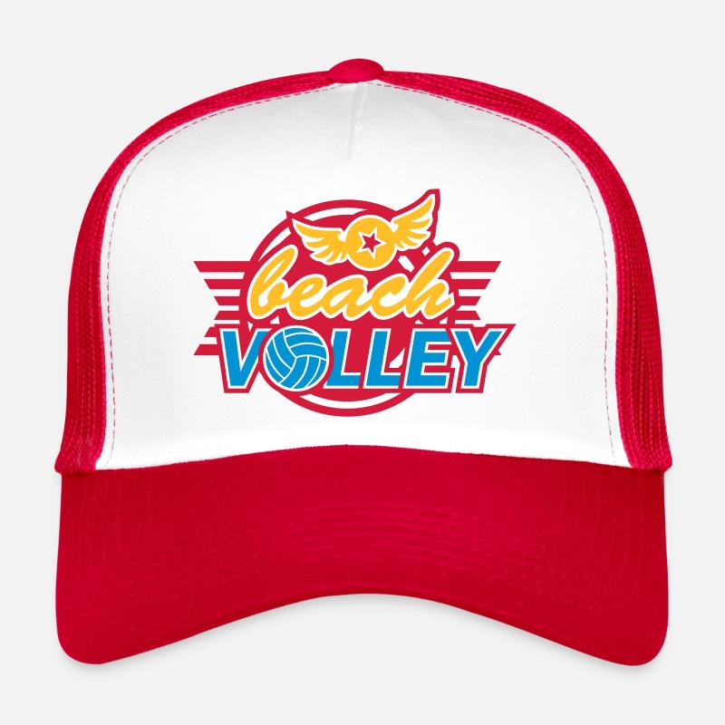 Beach Volley (emblem, lettering) Trucker Cap
