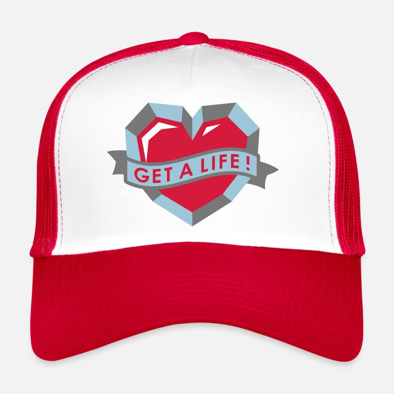 Get a Life! (Coeur) Casquette trucker 