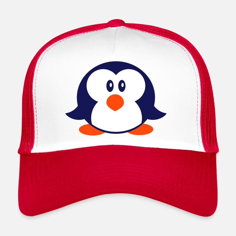 Pingouin mignon bambin enfant poussin bébé heureux Casquette trucker 