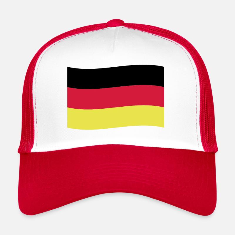 Drapeau de l'Allemagne Casquette trucker 