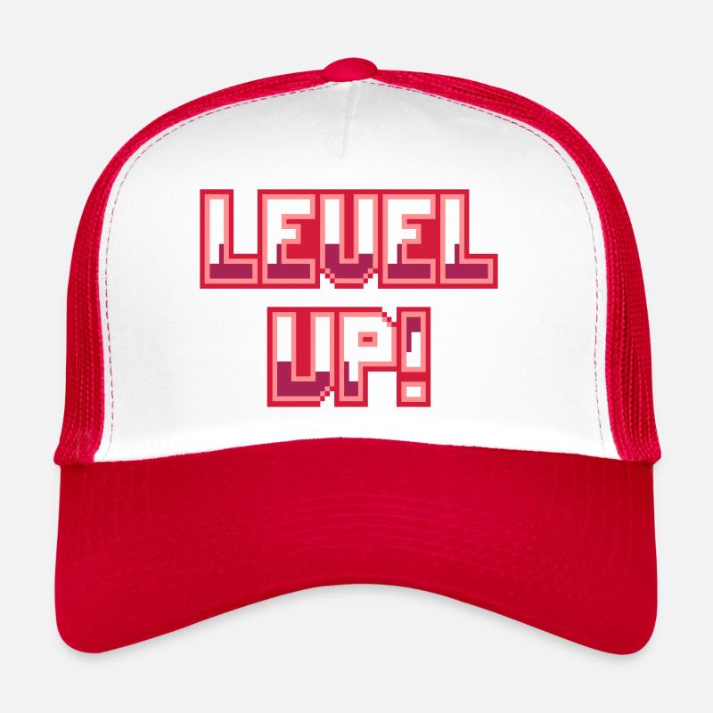 Level Up (Pixel lettering) Trucker Cap