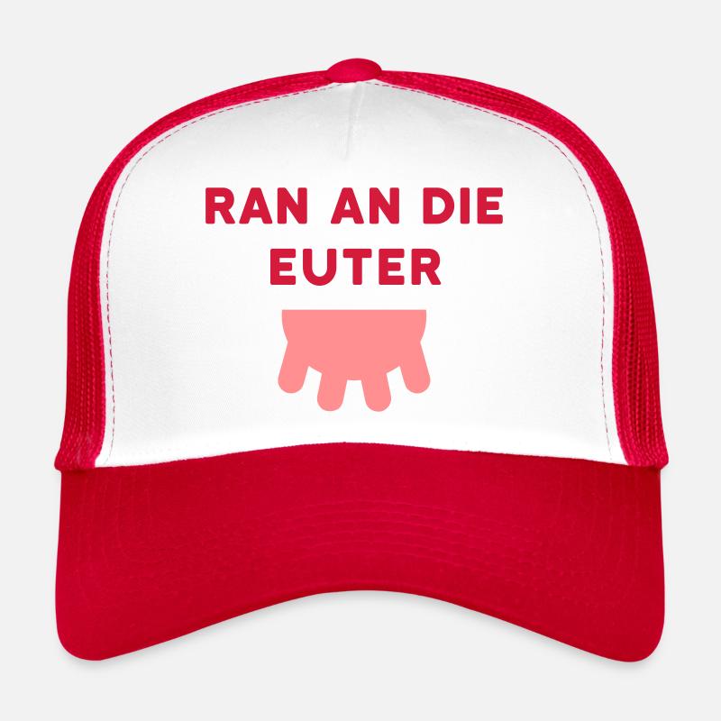 ★ Designfarben änderbar ★ Ran an die Euter, Zitzen Trucker Cap
