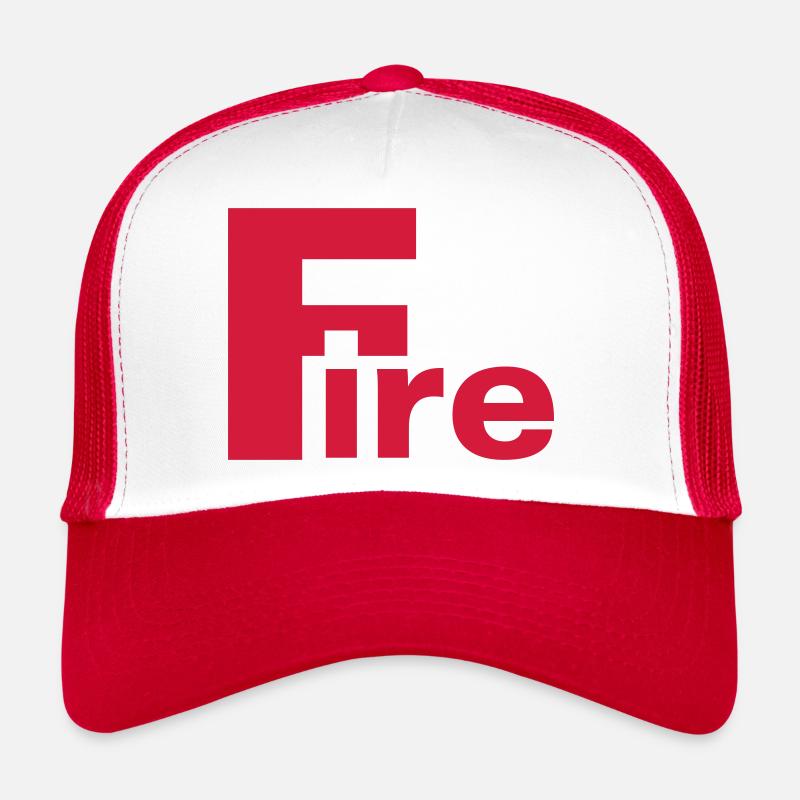 Fire full Trucker Cap