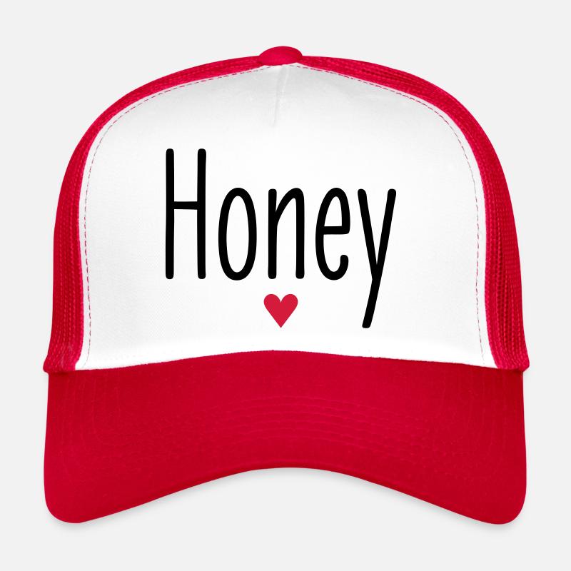 Saint-Valentin, Surnom, Miel, Coeur, Amour, Couples Casquette trucker 
