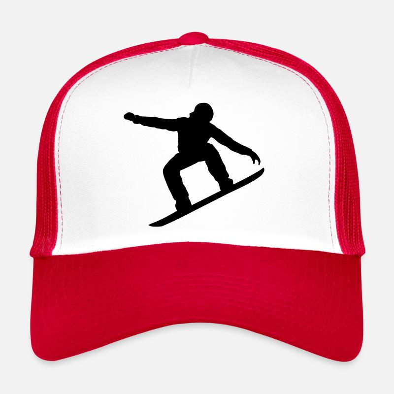 Snowboarder, Snowboard, Snowboard Casquette trucker 