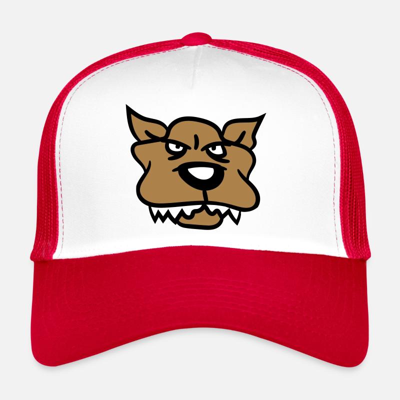 Chien, Monstre, Maléfique, Dangereux, Loup, Dents acérées Casquette trucker 