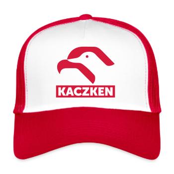 KACZOGRÓD KACZKEN POLNISCHE ENTE WEISS-ROT - Trucker Cap - Weiß/Rot - Vorne