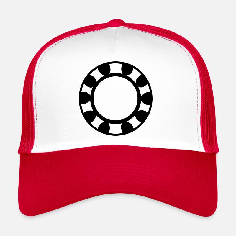 Poker Chip Trucker Cap