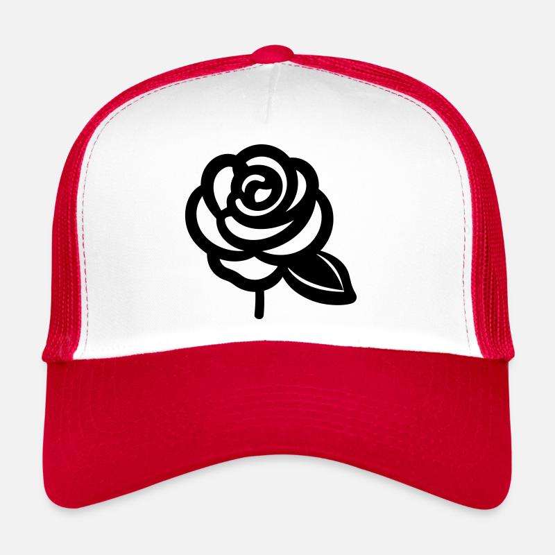 Pink Flower Trucker Cap
