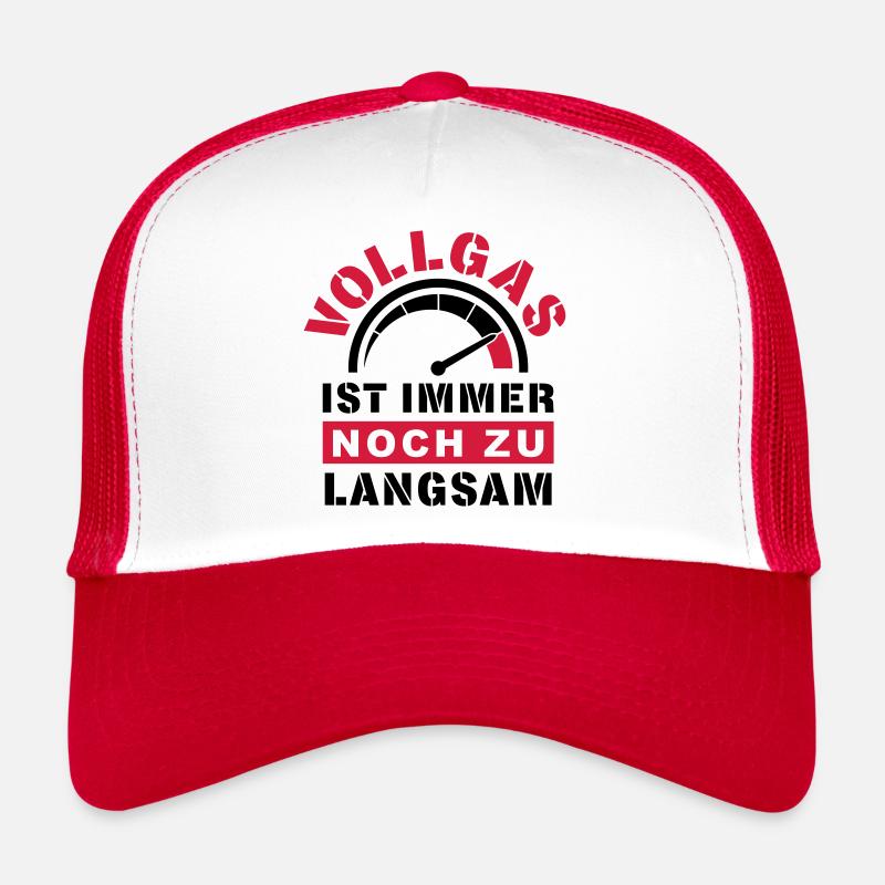 Vollgas zu langsam Trucker Cap