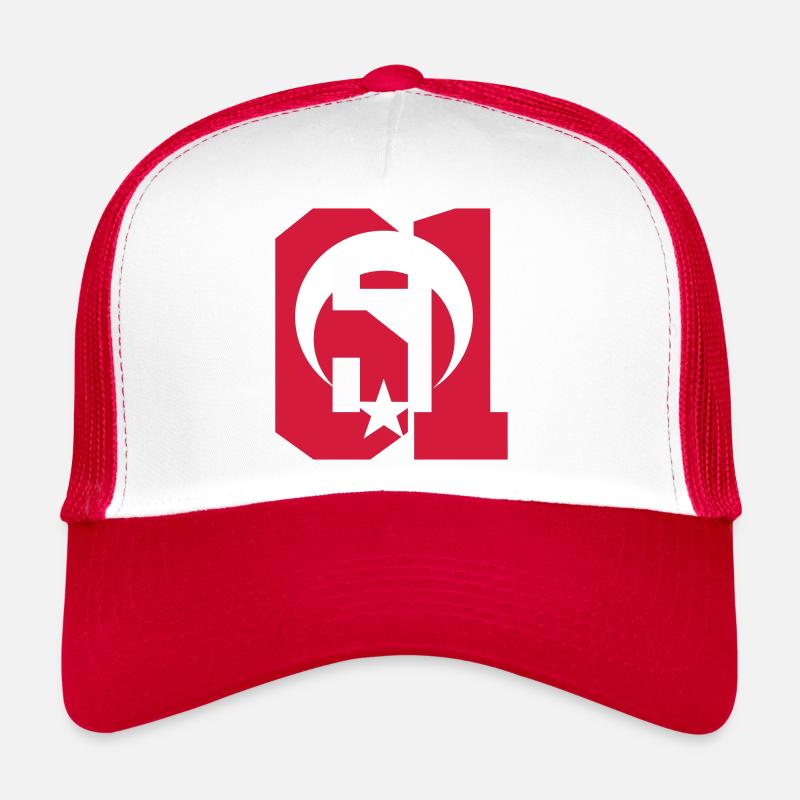 Trabzon 61 Türkiye - Casquette trucker - blanc/rouge