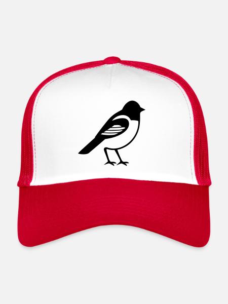 Little bird - Trucker Cap - white/red - Front