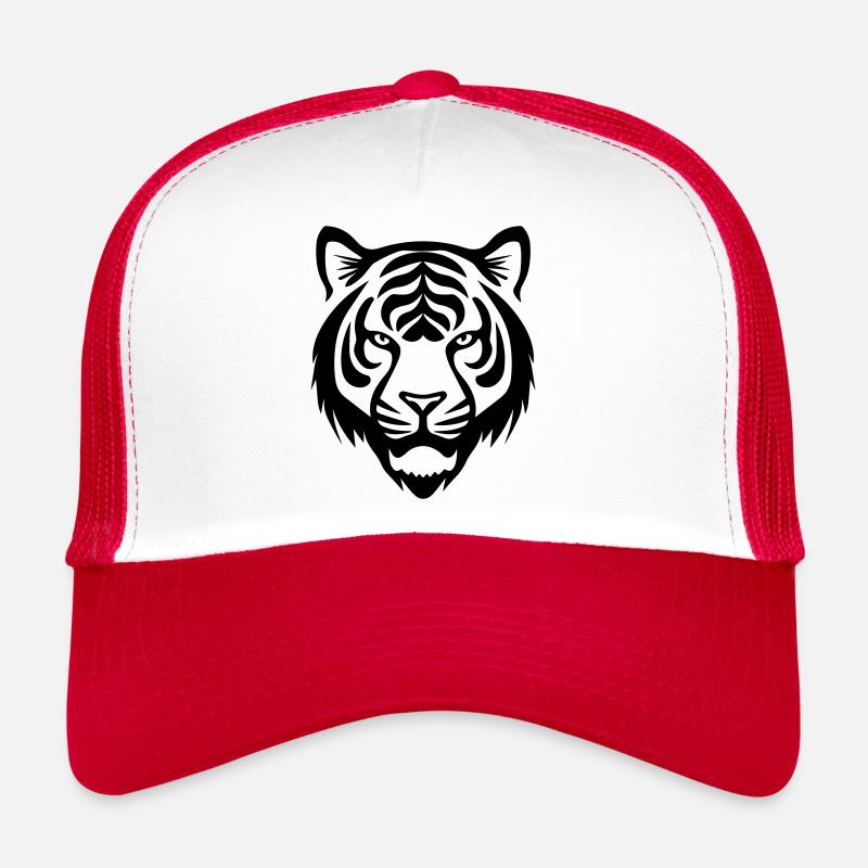 Felin jungle tête de tigre Casquette trucker 