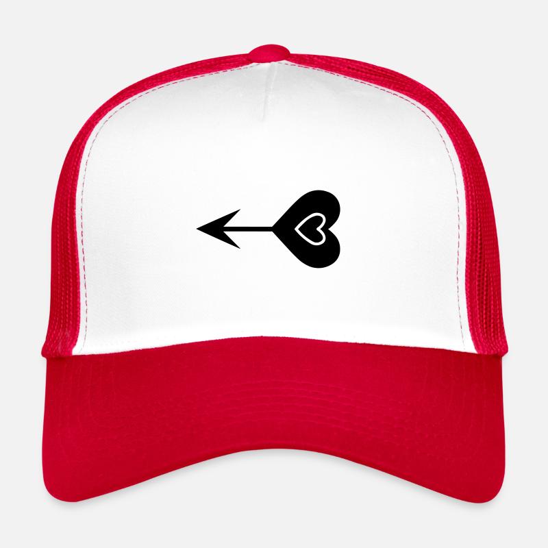 Flèche coeur Casquette trucker 