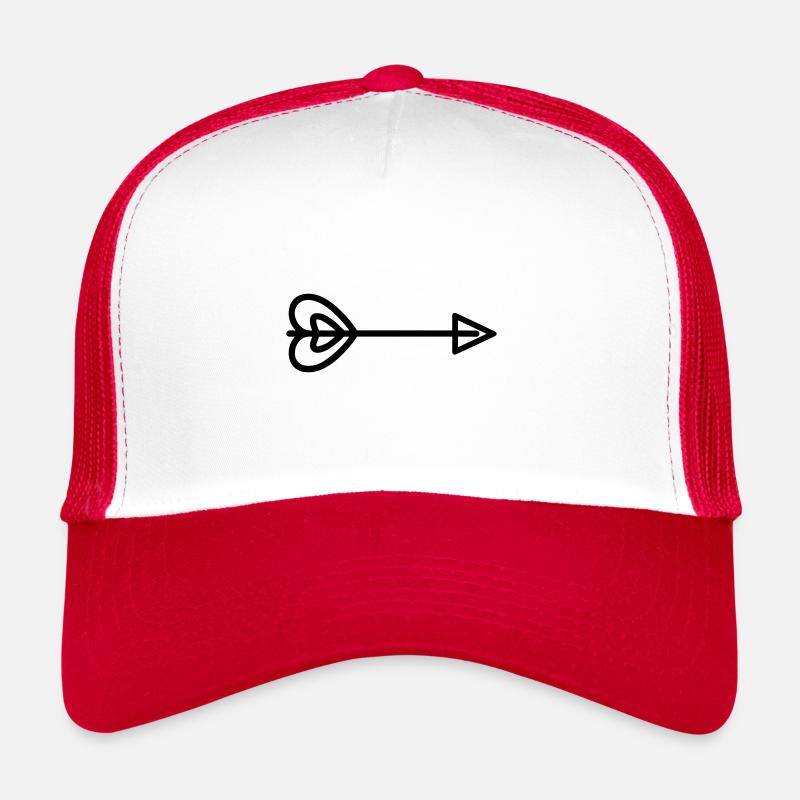 Flèche coeur Casquette trucker 