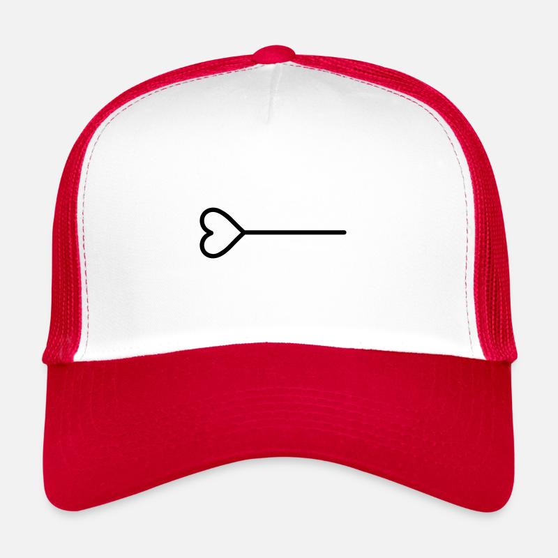 Flèche coeur Casquette trucker 