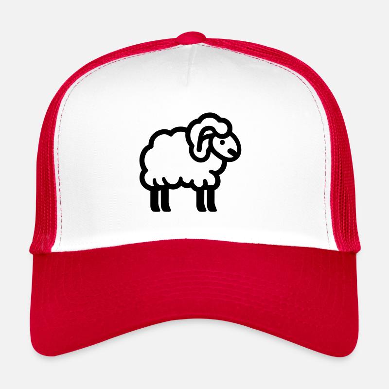 mouton Casquette trucker 